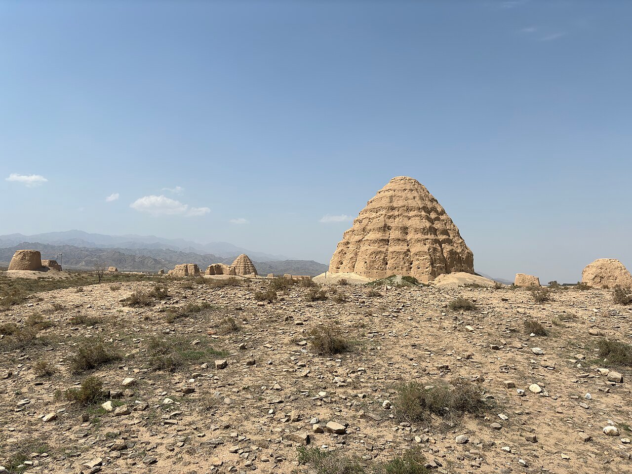 Earth mounds of the Western Xia Imperial Tombs